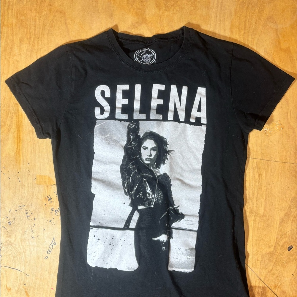 Selena Gomez Black and White Graphic Tee